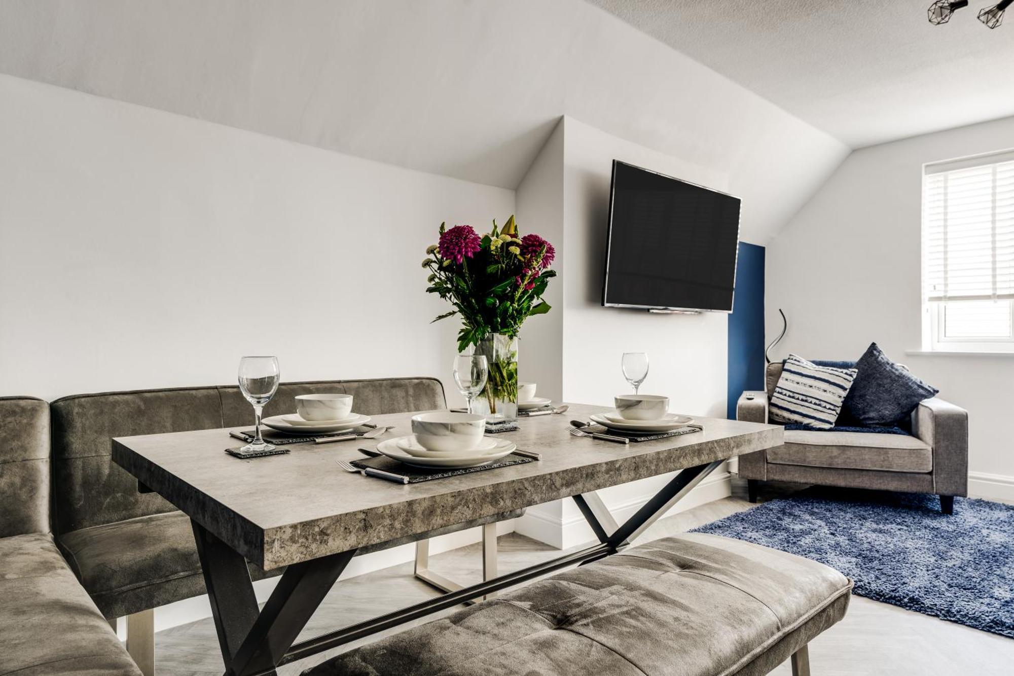 St David'S - Stylish 2 Bed Apartment, Free Parking, Close To Beach Lytham St Annes Exterior photo